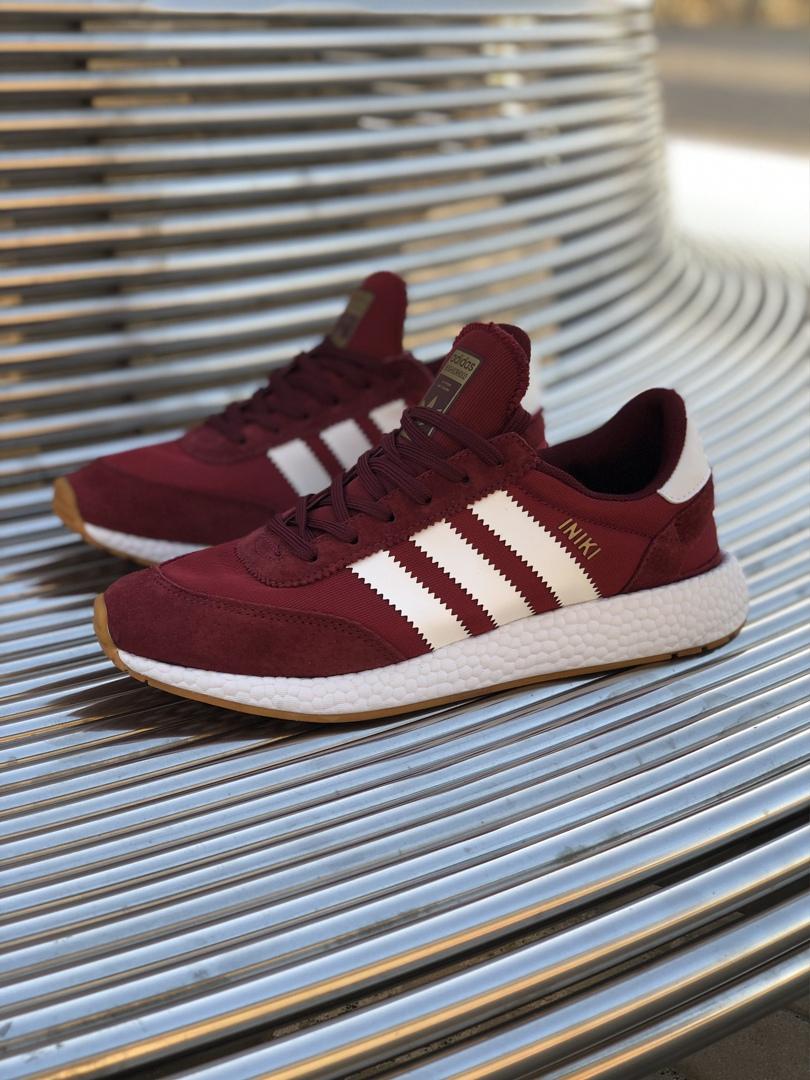 Adidas Iniki Bordo White 2