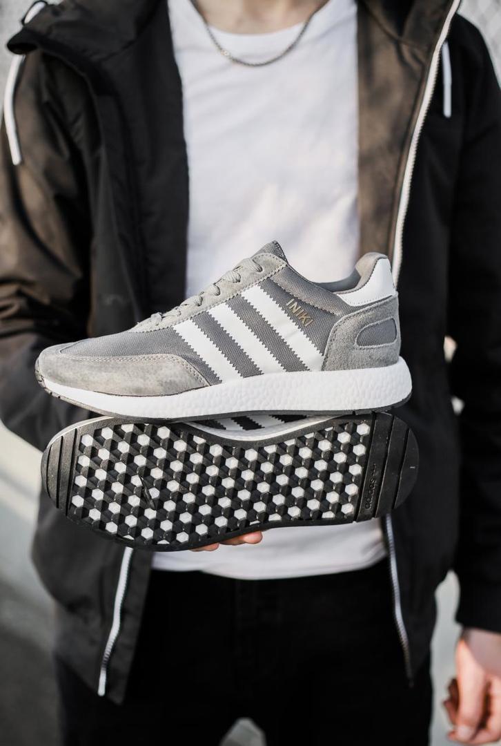 Adidas Iniki Grey White 5