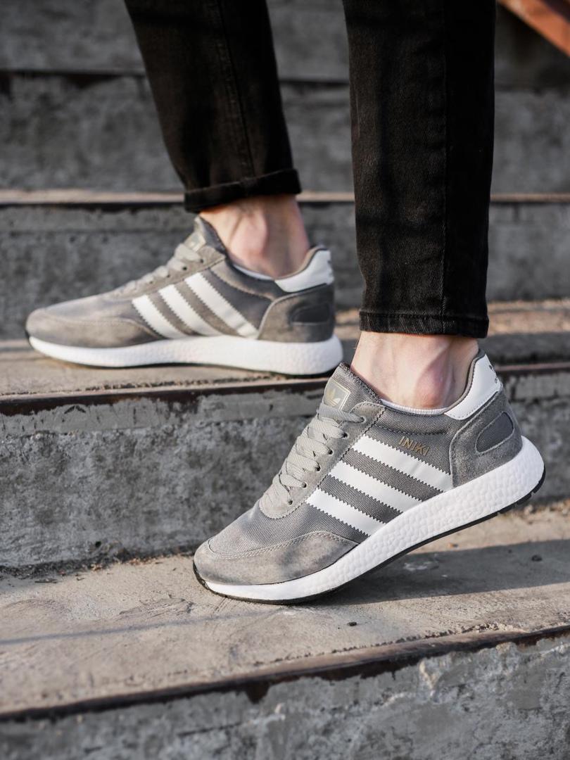 Adidas Iniki Grey White 5