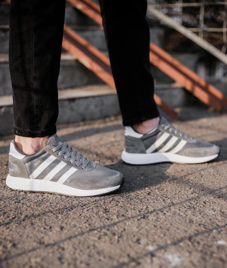 Adidas Iniki Grey White 5