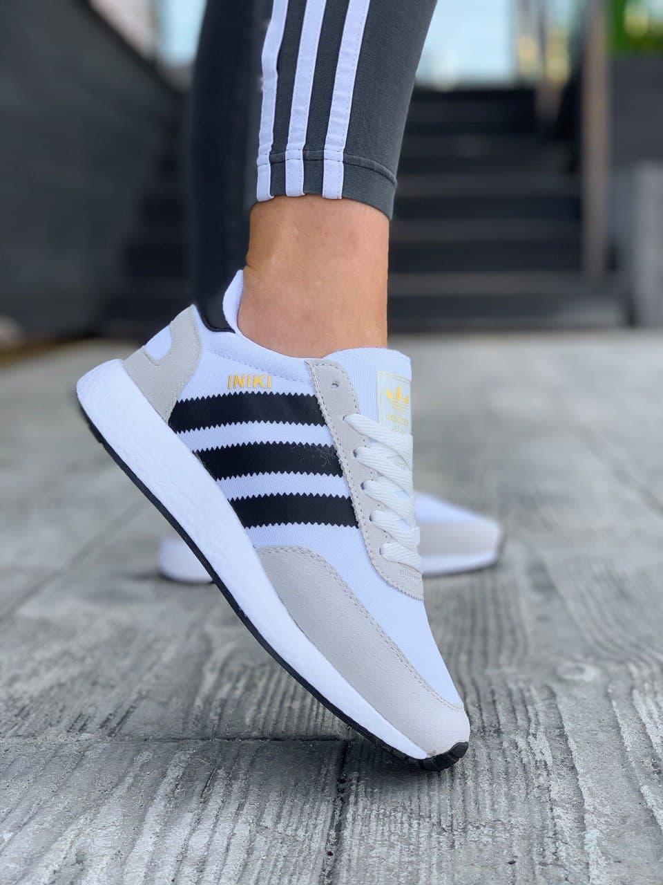 Adidas Iniki White Grey 2