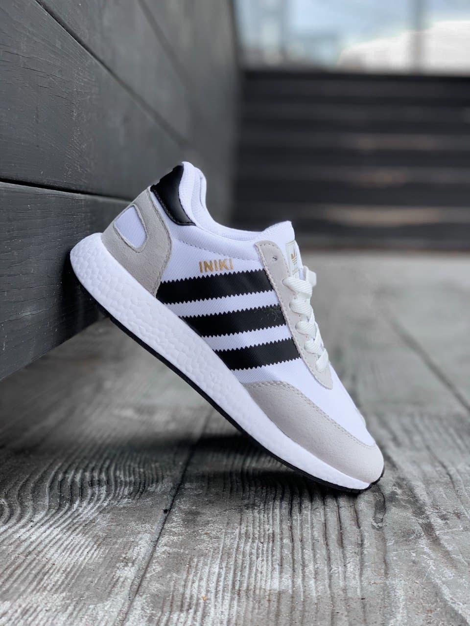 Adidas Iniki White Grey 2