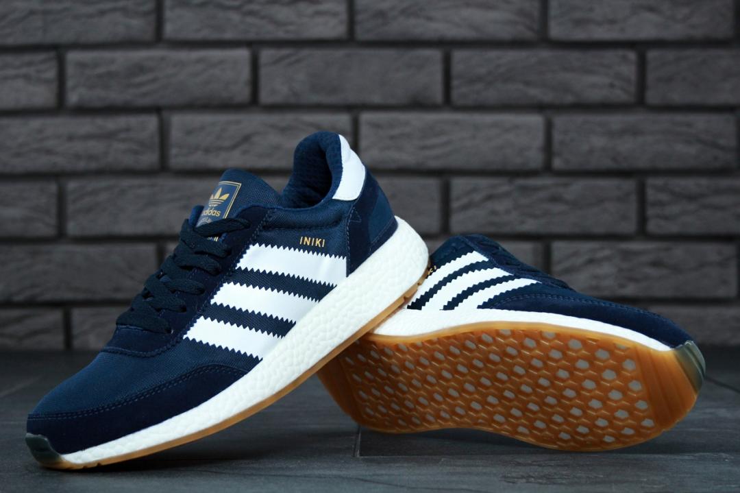 Adidas Iniki Dark Blue White 2