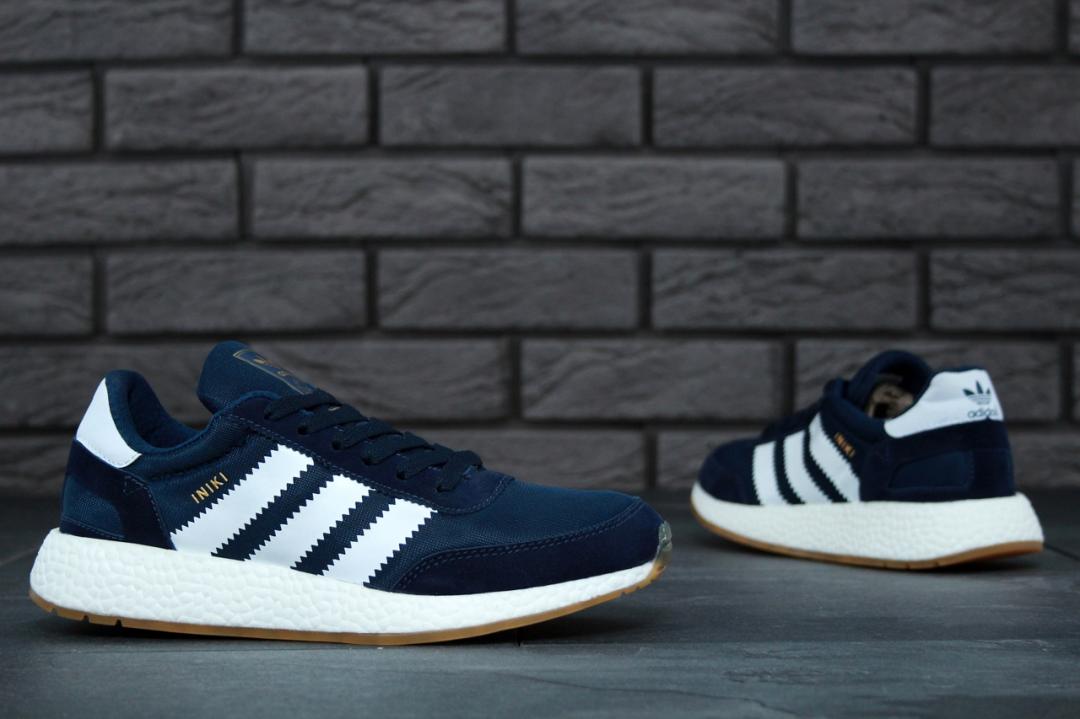 Adidas Iniki Dark Blue White 2