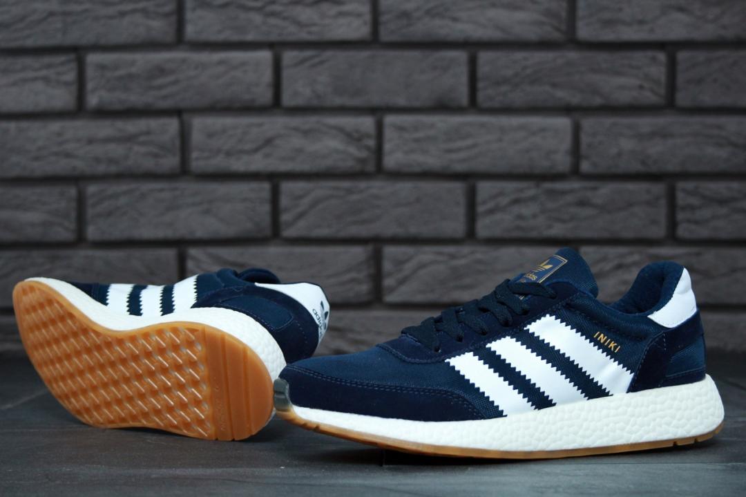 Adidas Iniki Dark Blue White 2