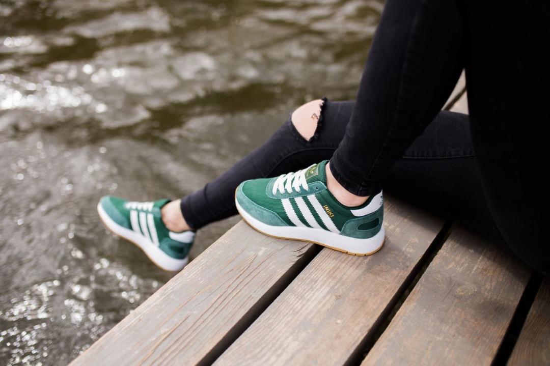 Adidas Iniki Green White