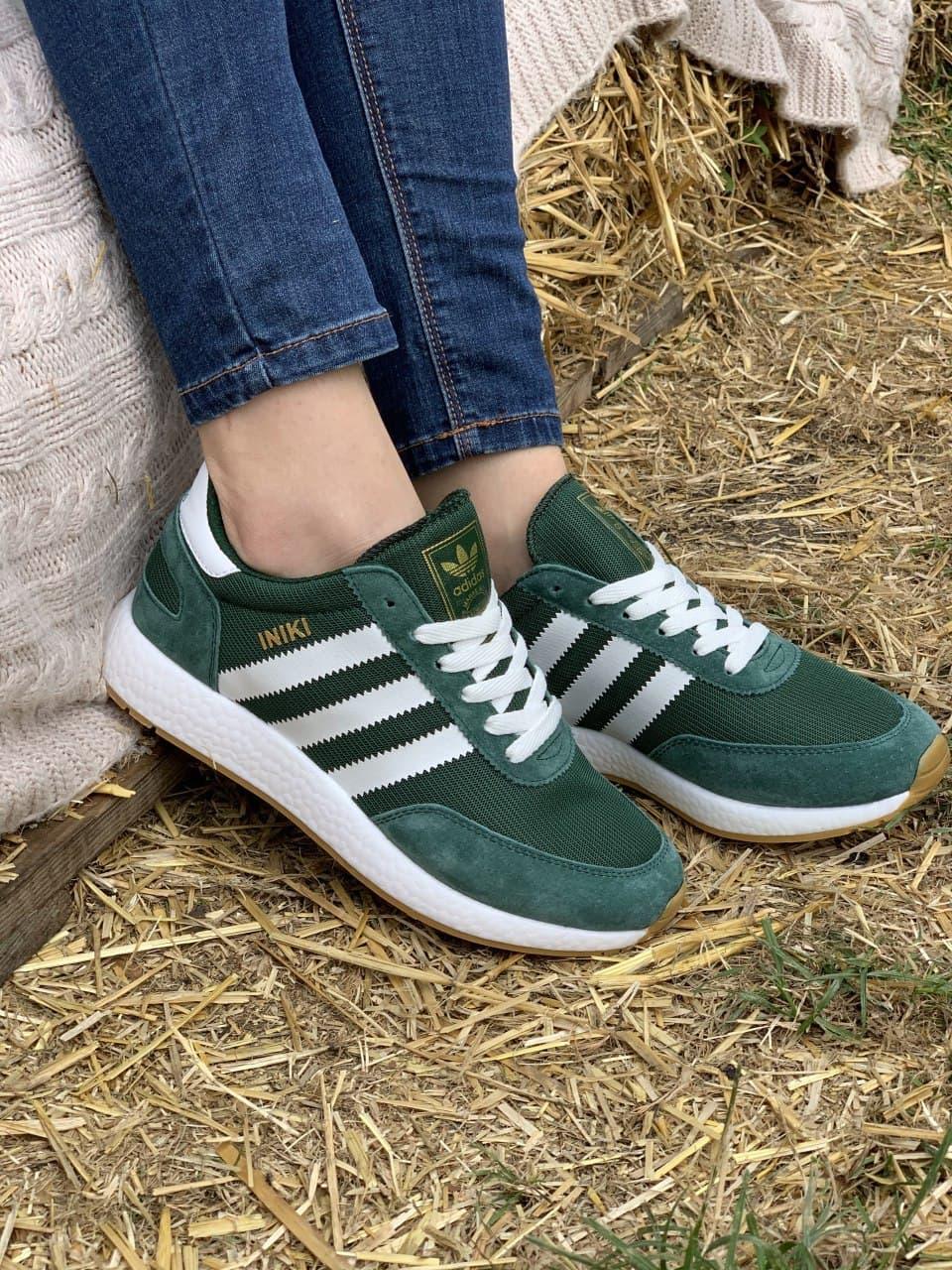 Adidas Iniki Green White