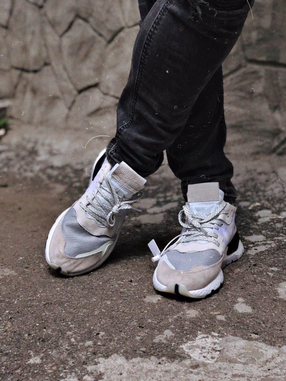 Adidas Nite Jogger Beige Black White