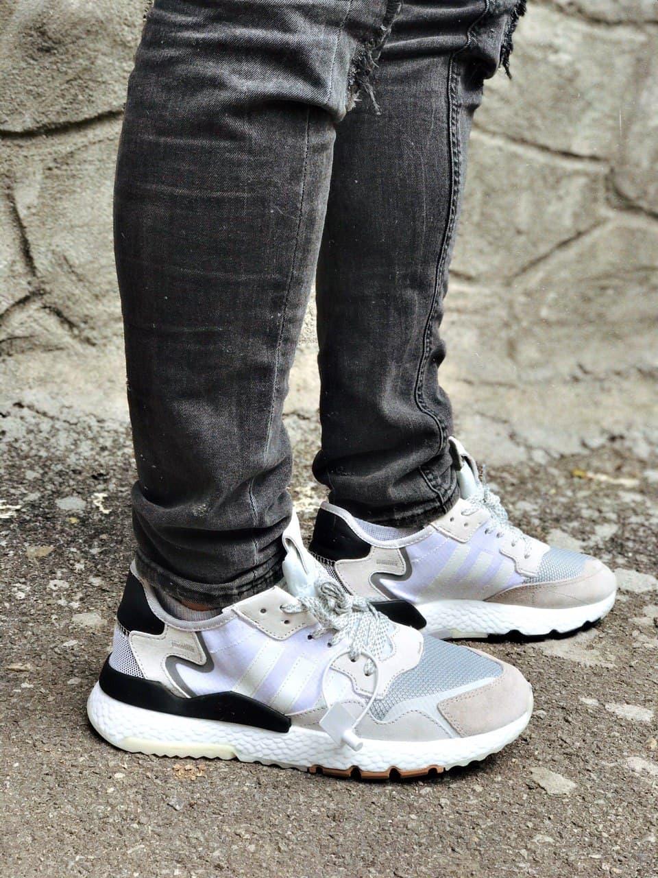 Adidas Nite Jogger Beige Black White