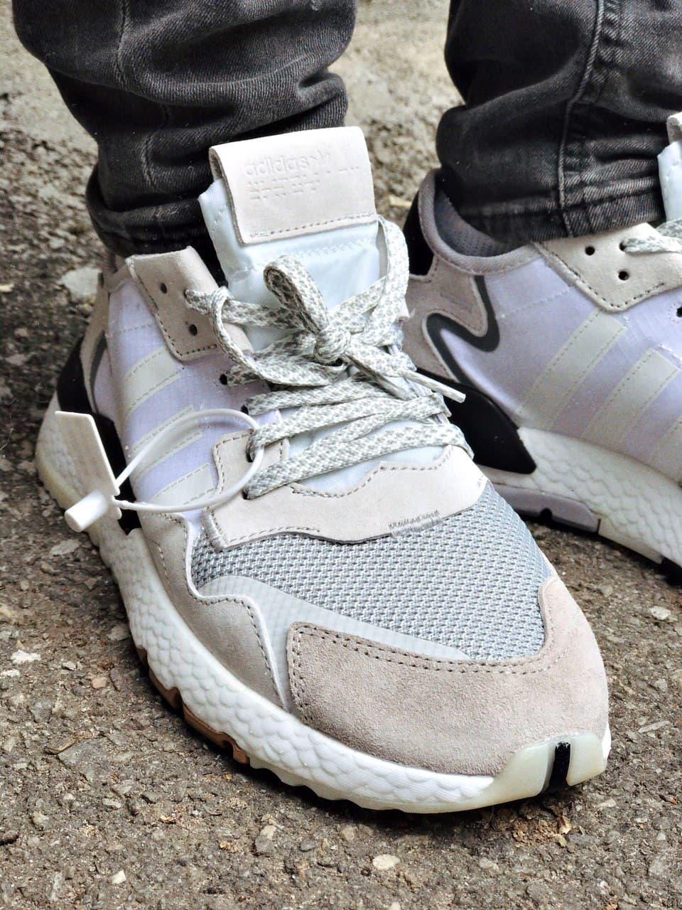 Adidas Nite Jogger Beige Black White