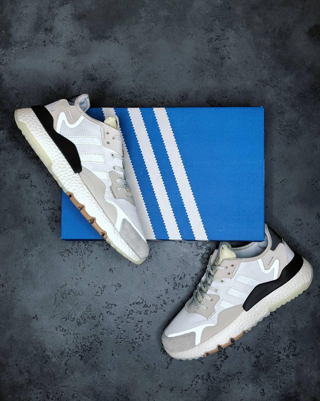 Adidas Nite Jogger Beige Black White