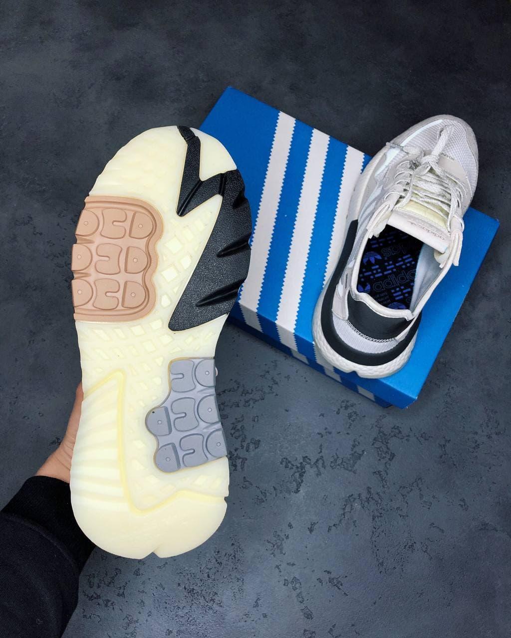 Adidas Nite Jogger Beige Black White