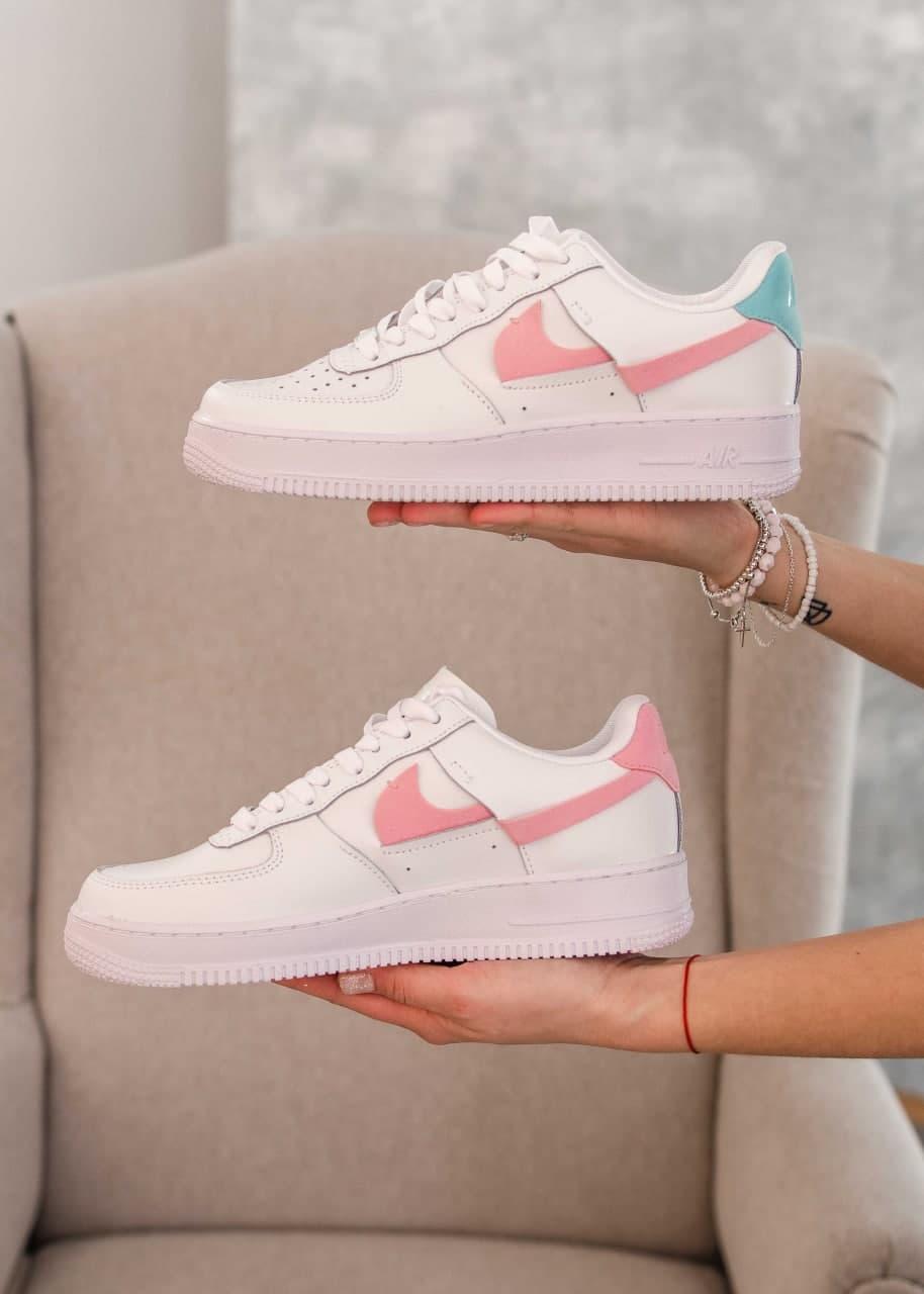 Nike Air Force 1 LX WMNS White Pink Blue