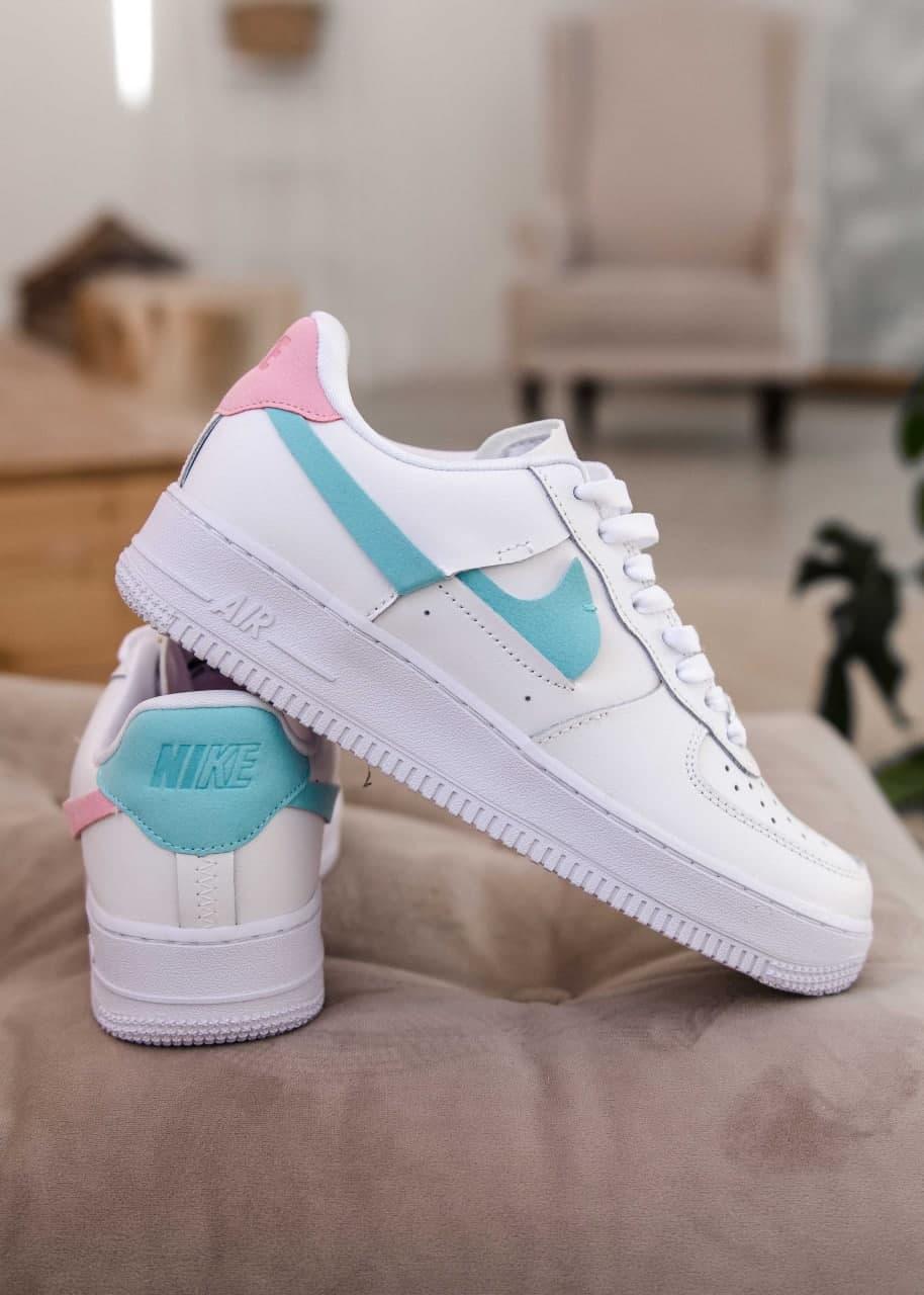 Nike Air Force 1 LX WMNS White Pink Blue