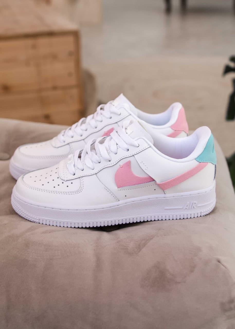 Nike Air Force 1 LX WMNS White Pink Blue