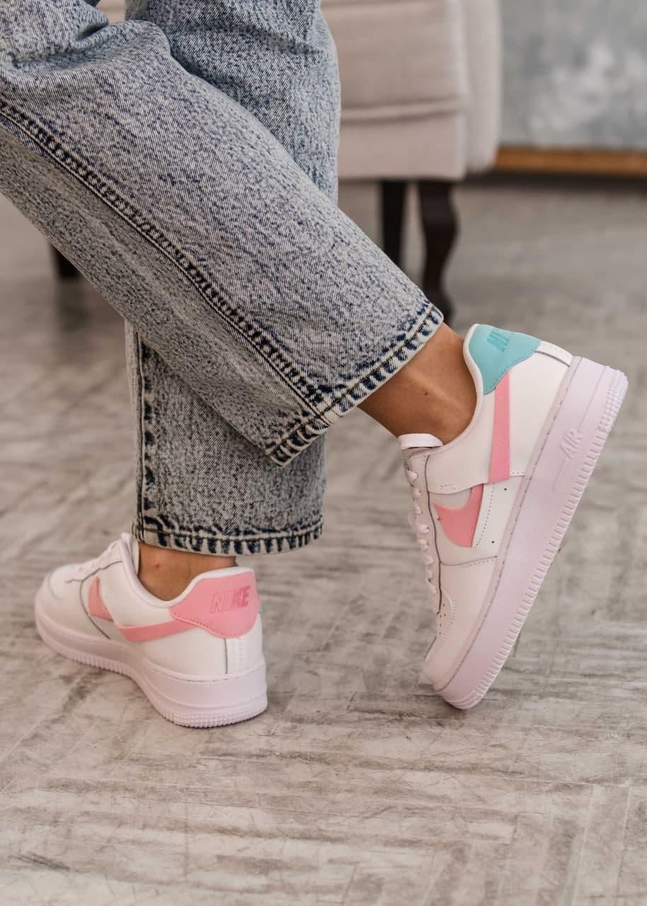 Nike Air Force 1 LX WMNS White Pink Blue