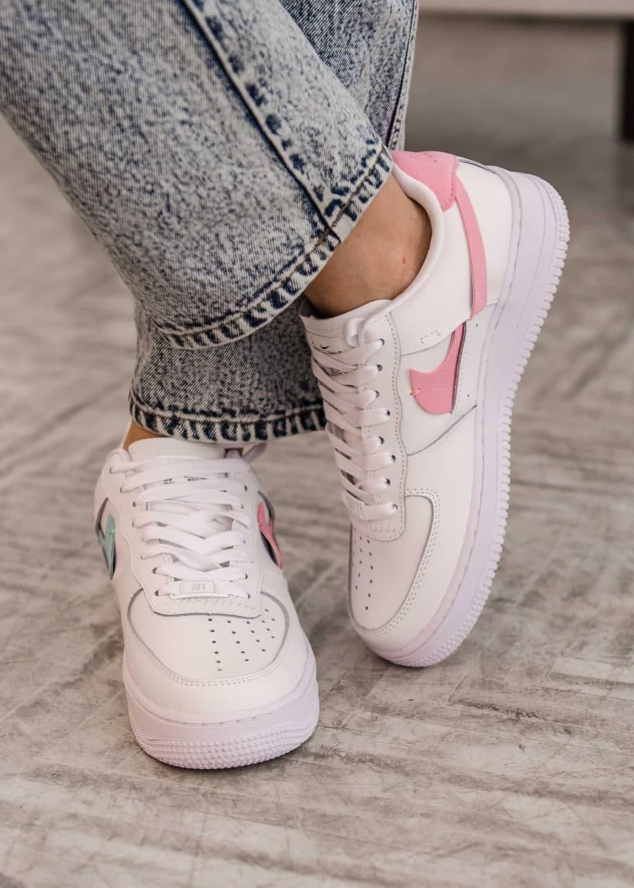 Nike Air Force 1 LX WMNS White Pink Blue