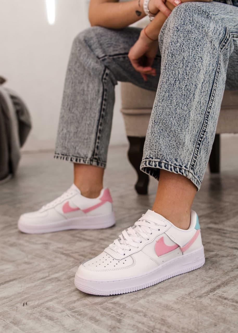 Nike Air Force 1 LX WMNS White Pink Blue
