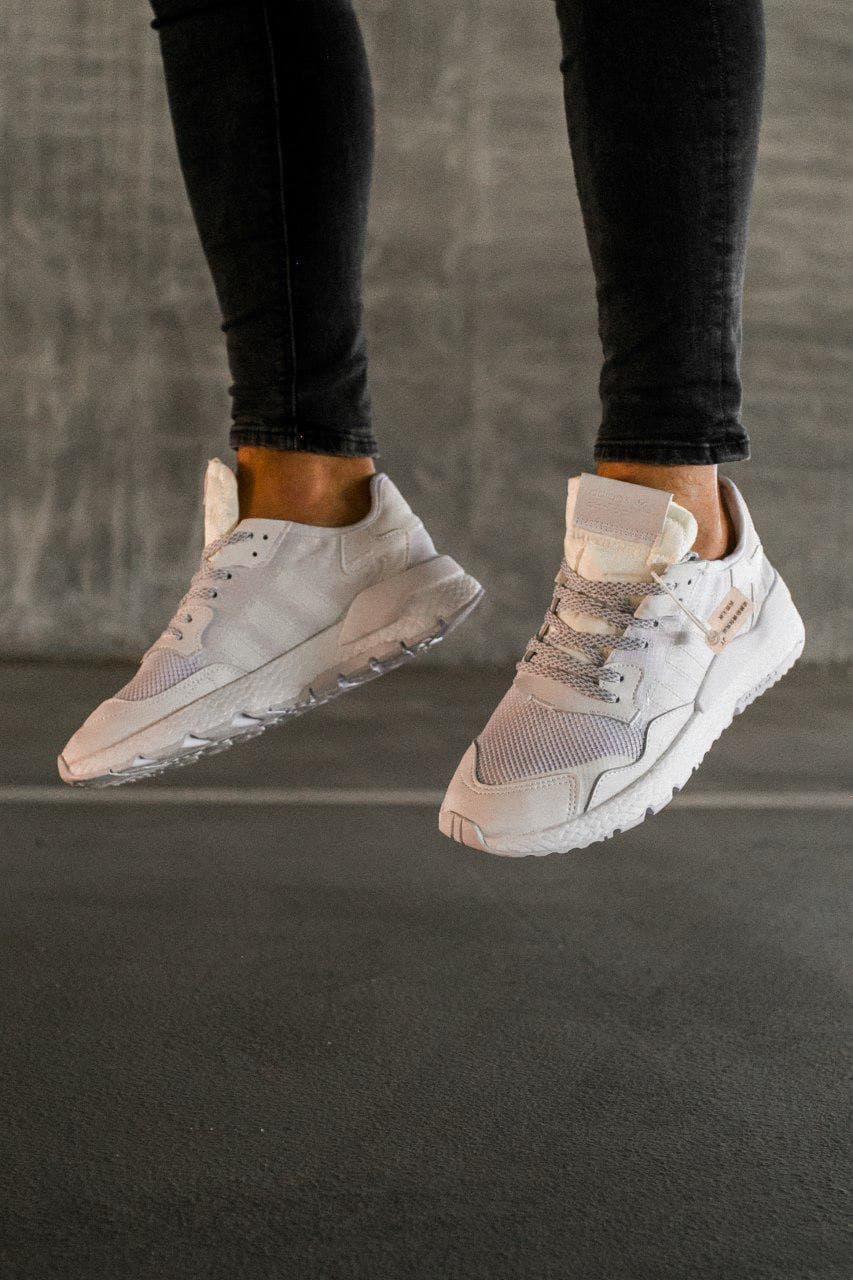 Adidas Nite Jogger ALL White