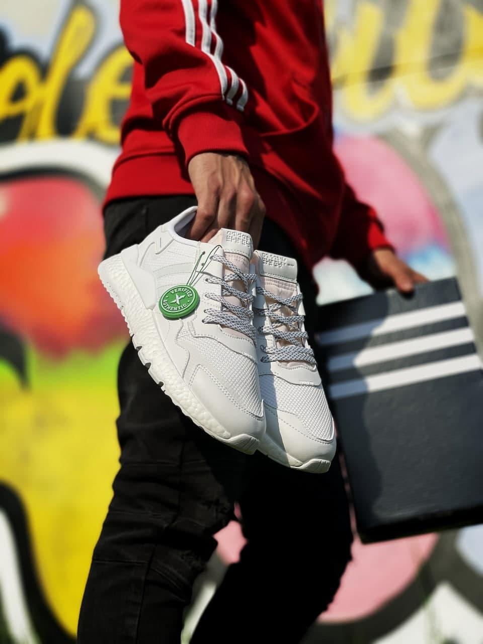 Adidas Nite Jogger ALL White