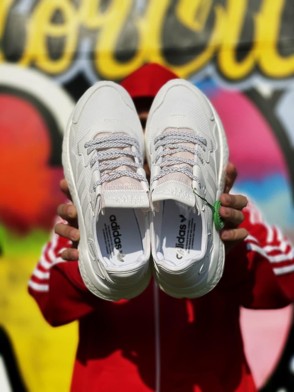 Adidas Nite Jogger ALL White