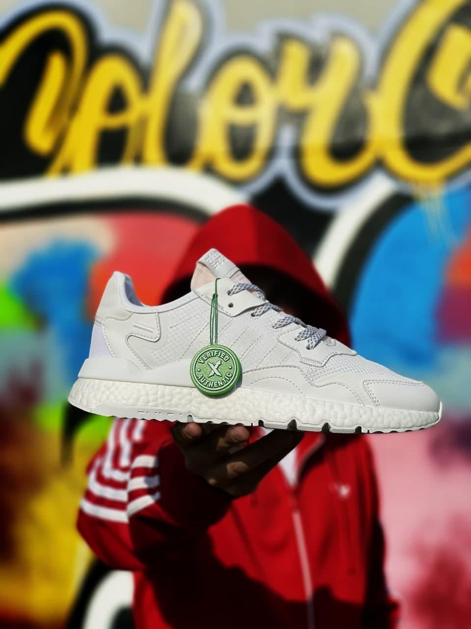 Adidas Nite Jogger ALL White