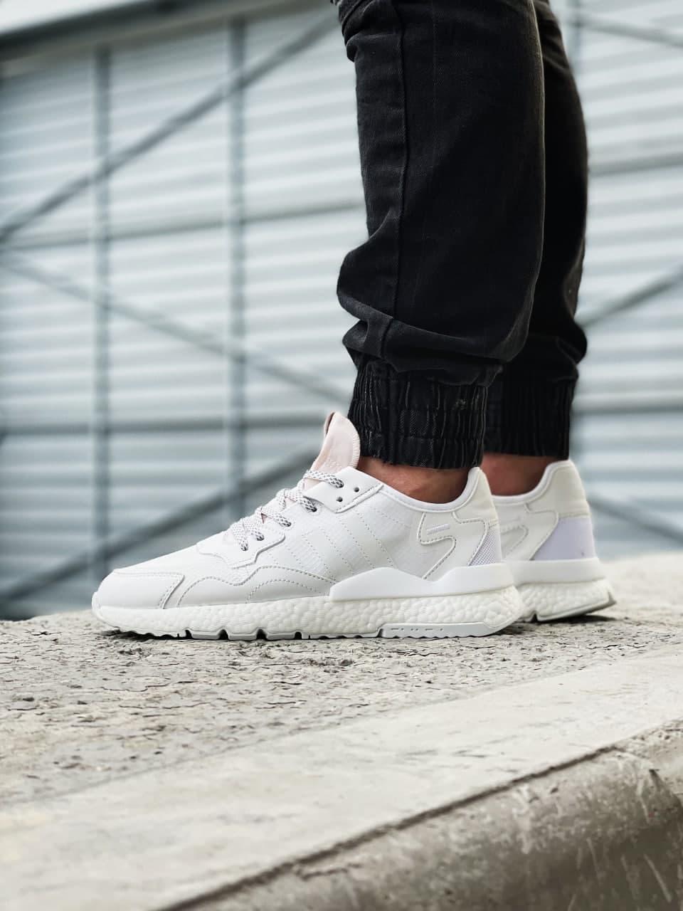Adidas Nite Jogger ALL White