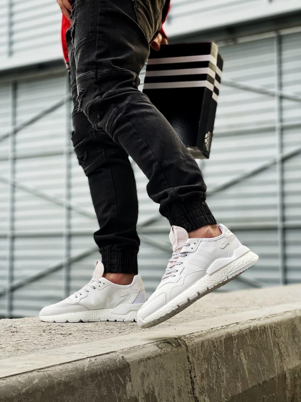 Adidas Nite Jogger ALL White