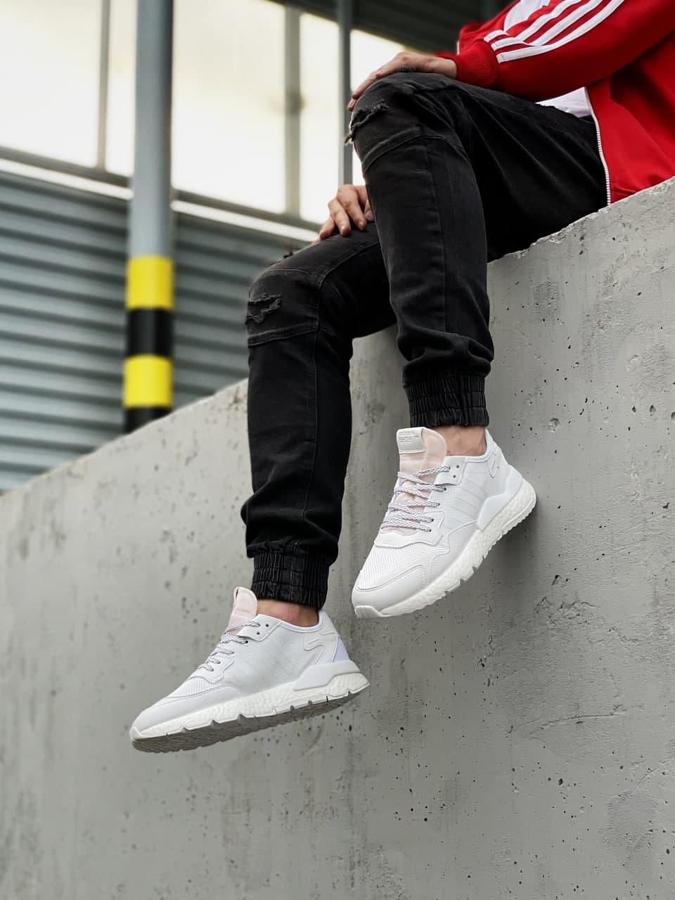Adidas Nite Jogger ALL White