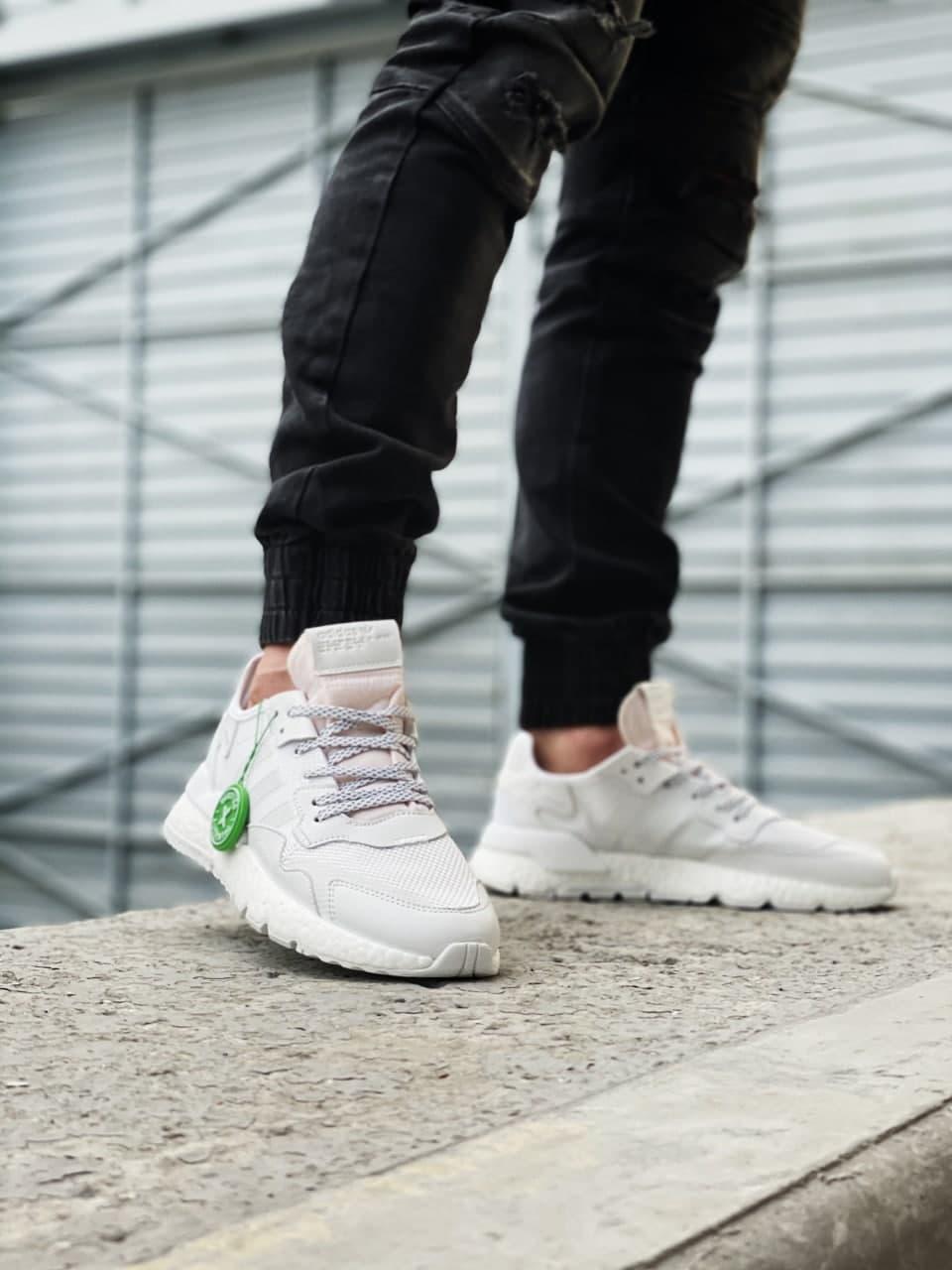Adidas Nite Jogger ALL White