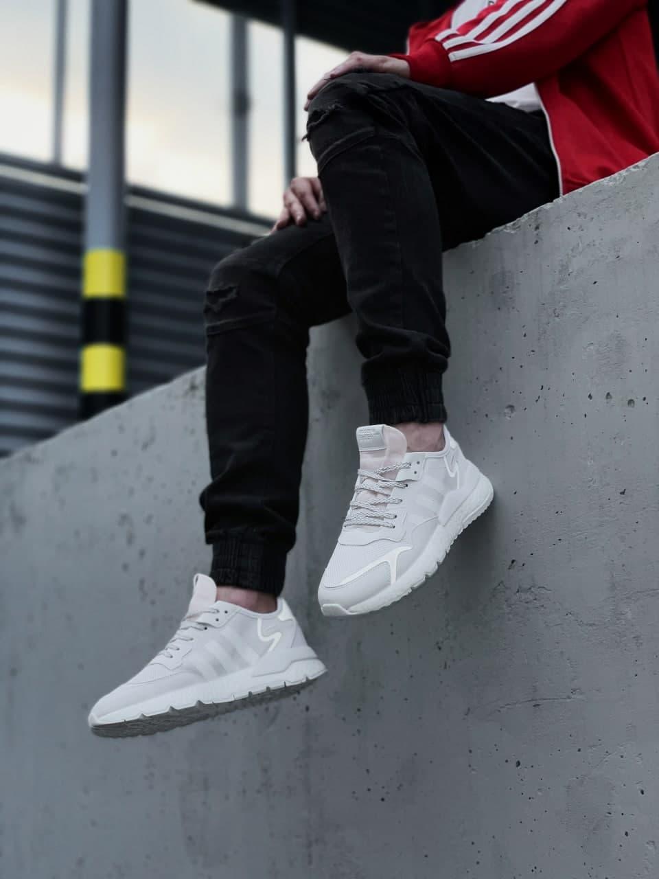 Adidas Nite Jogger ALL White