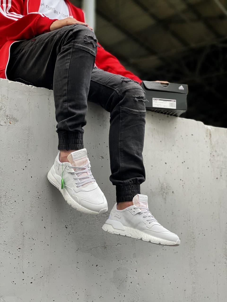 Adidas Nite Jogger ALL White