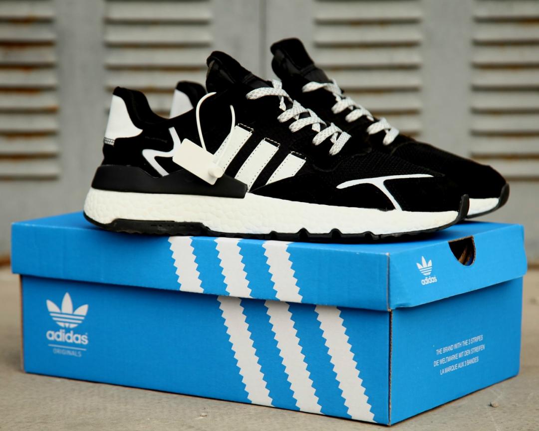 Adidas Nite Jogger Black White