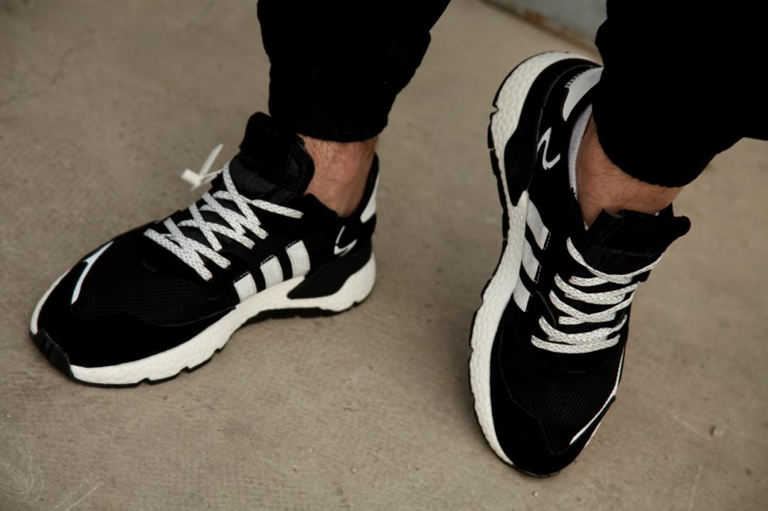 Adidas Nite Jogger Black White