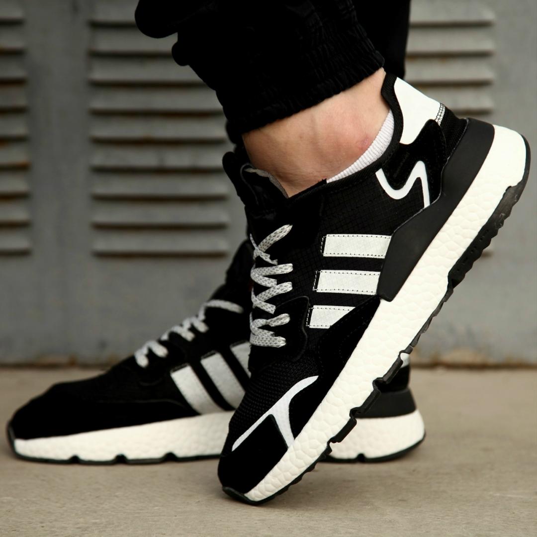 Adidas Nite Jogger Black White