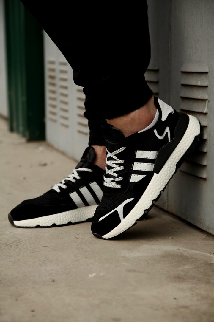 Adidas Nite Jogger Black White