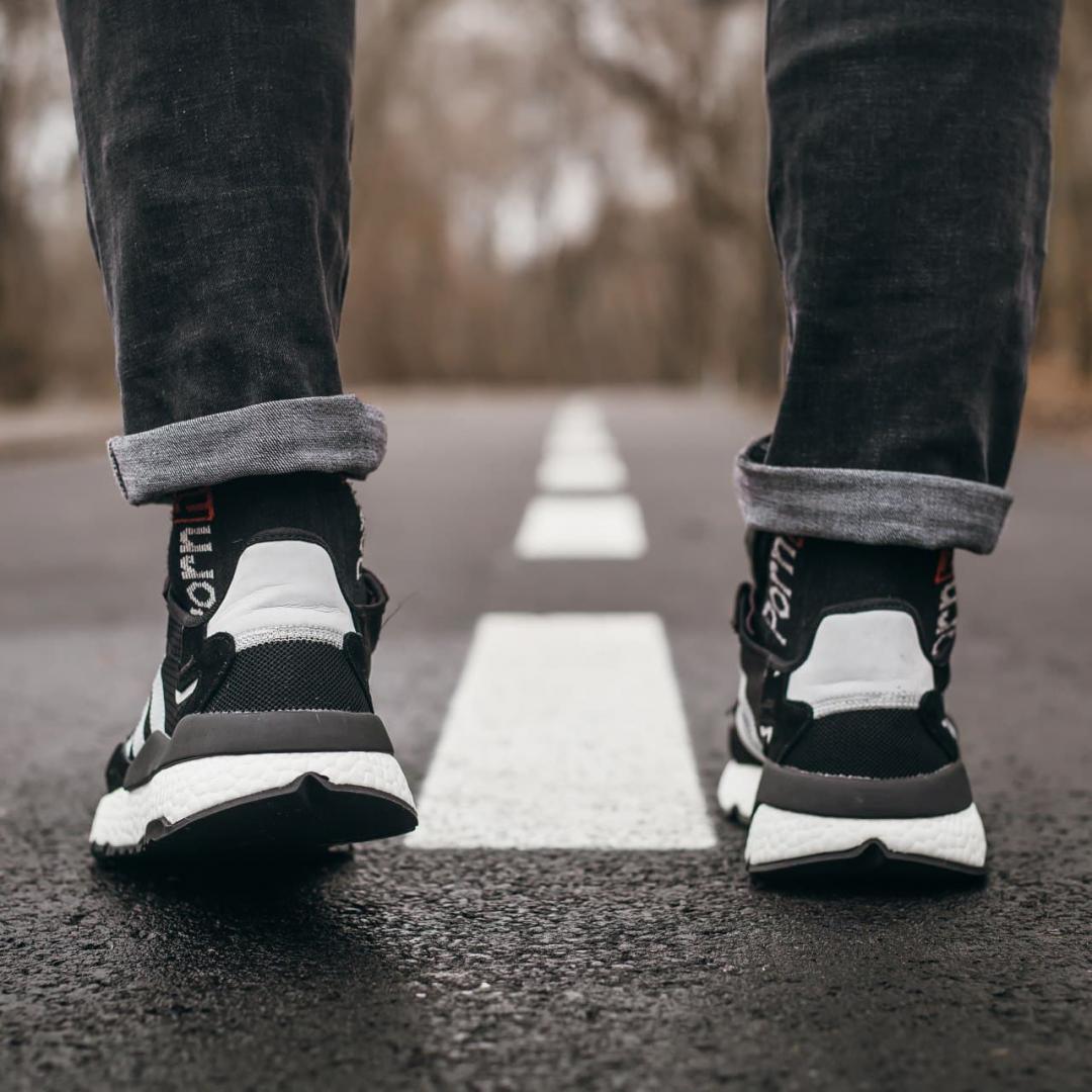 Adidas Nite Jogger Black White