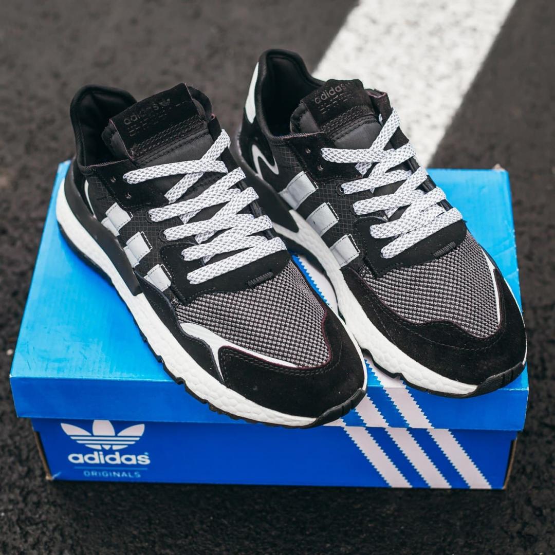 Adidas Nite Jogger Black White