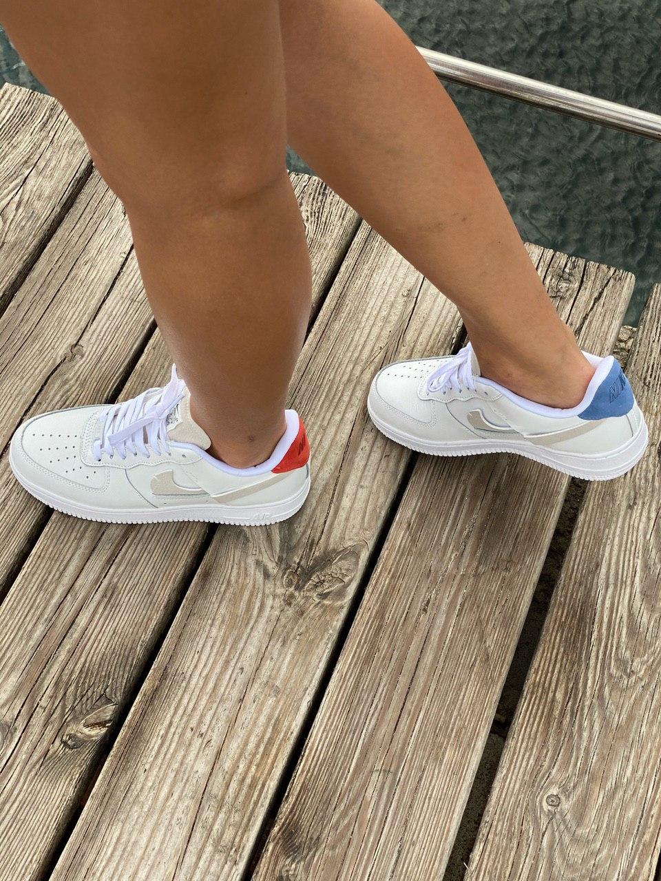 Nike Air Force 1 LX WMNS White Red Blue