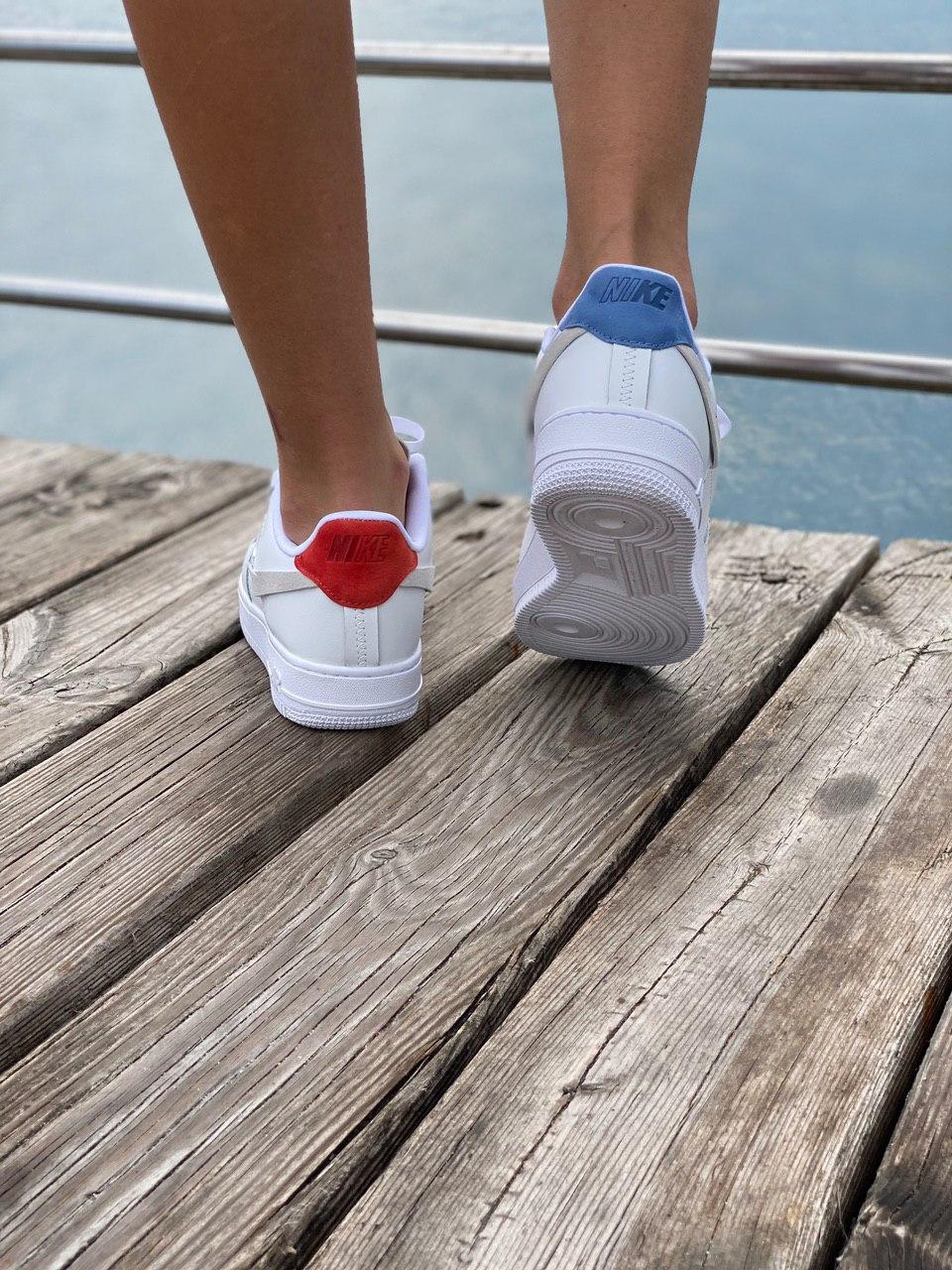 Nike Air Force 1 LX WMNS White Red Blue