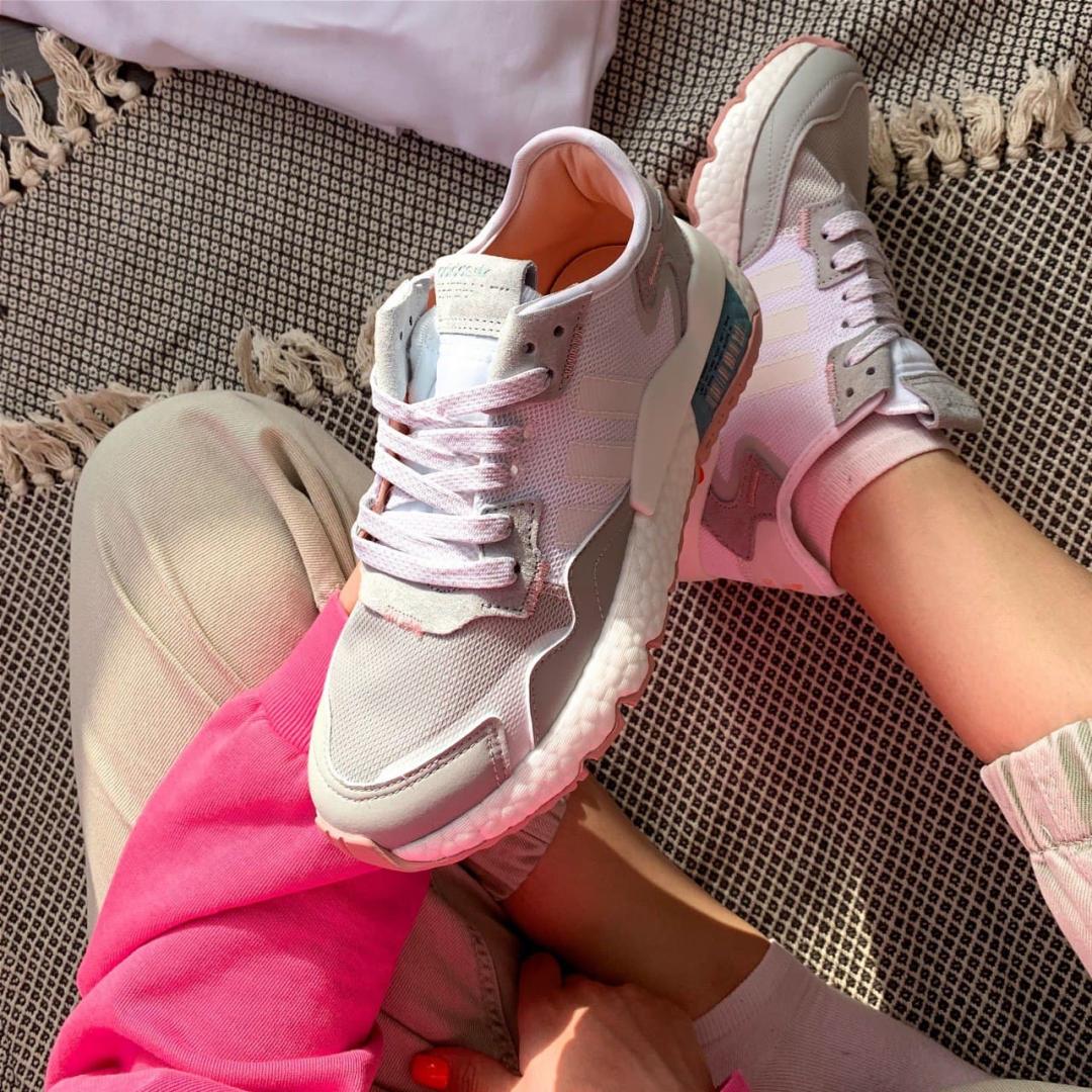 Adidas Nite Jogger White Orange 1
