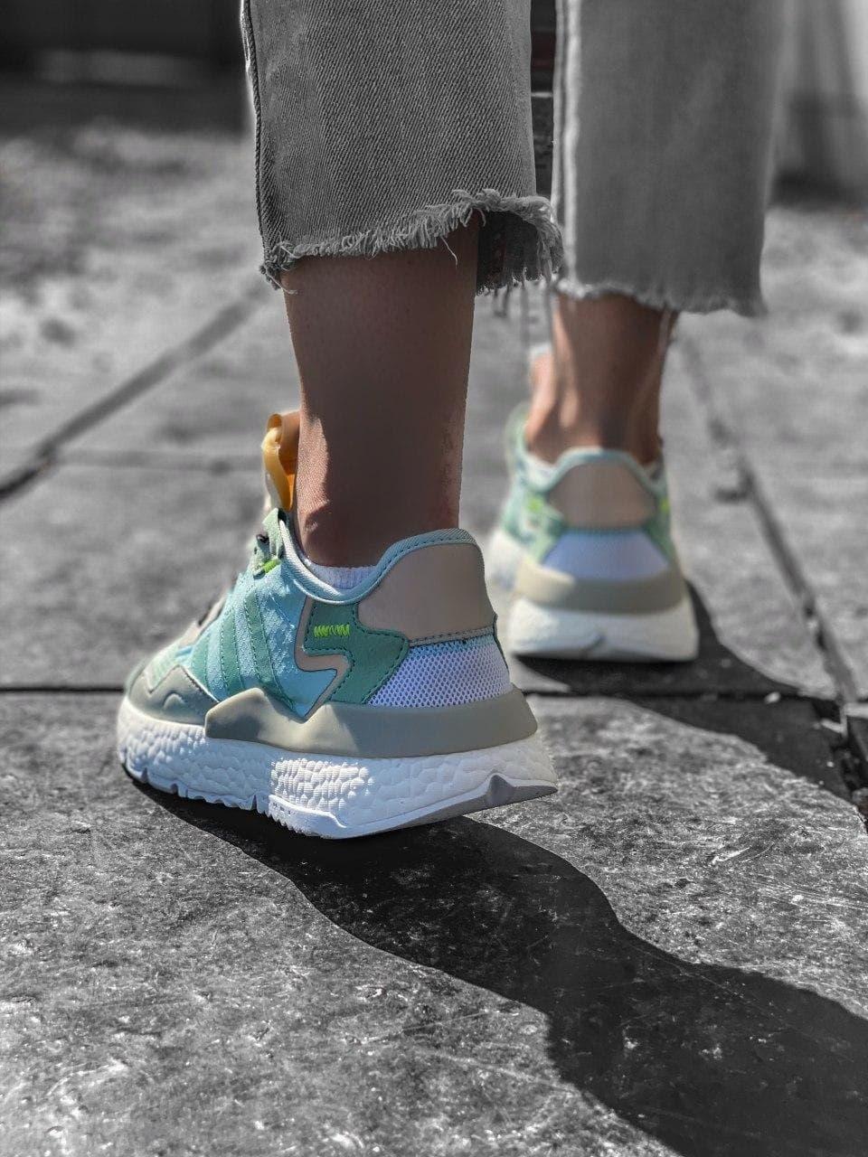 Adidas Nite Jogger Mint Grey White