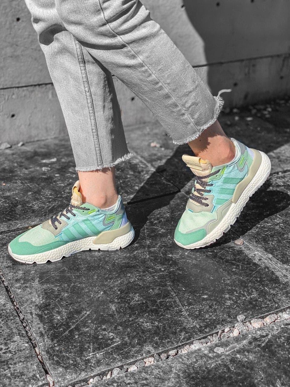 Adidas Nite Jogger Mint Grey White