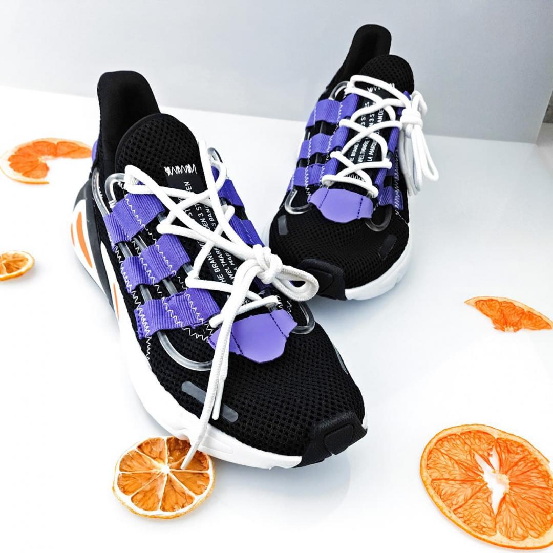 Adidas Yeezy 600 Lexicon Black White Violet Orange