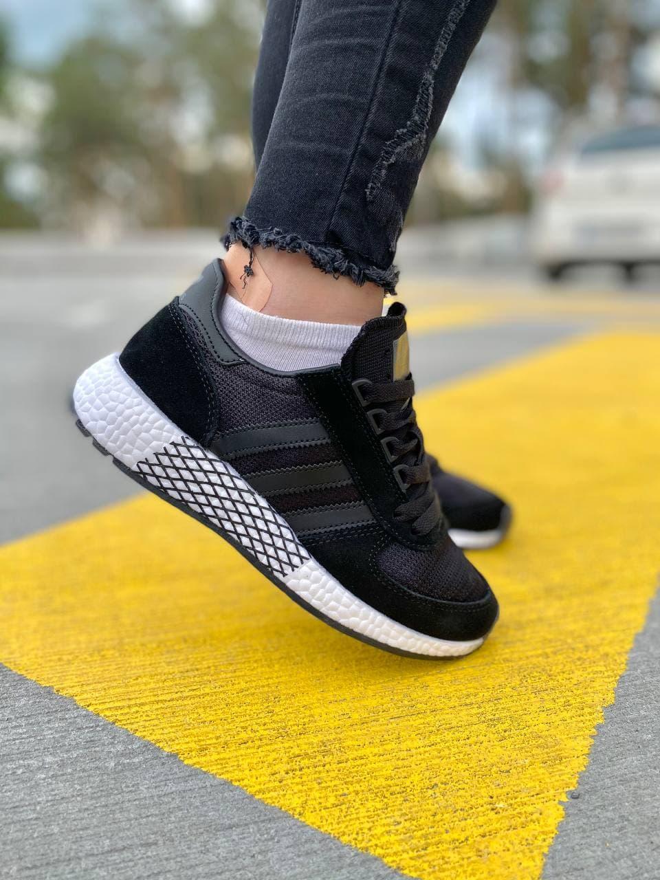 Adidas Marathon Tech Black White