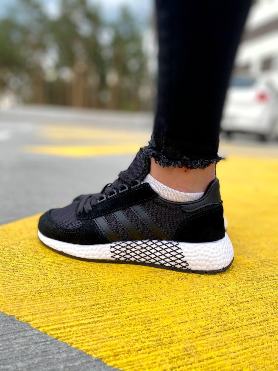 Adidas Marathon Tech Black White