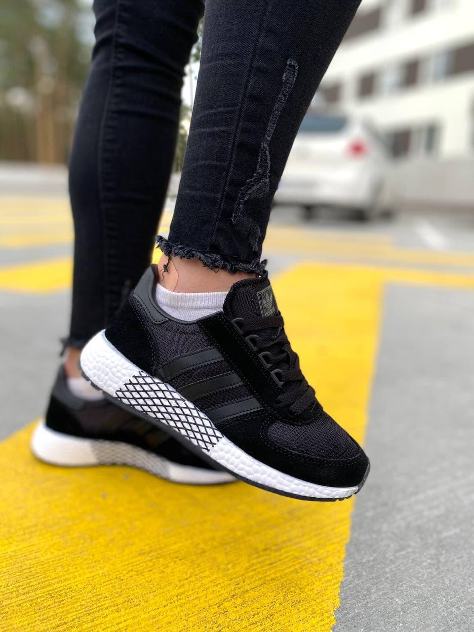 Adidas Marathon Tech Black White