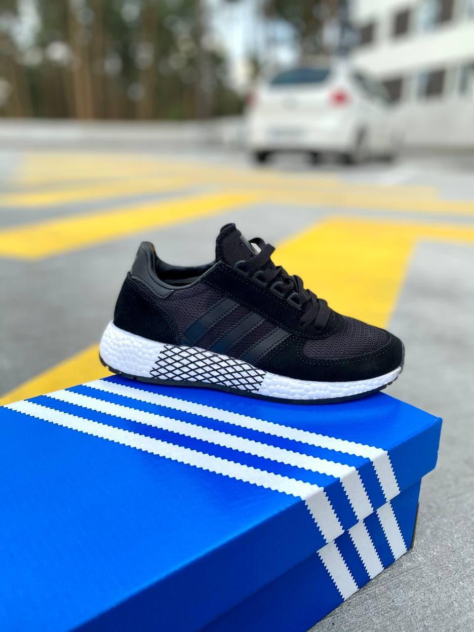 Adidas Marathon Tech Black White