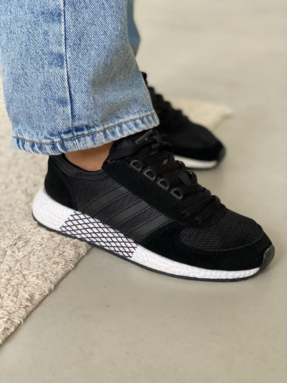 Adidas Marathon Tech Black White