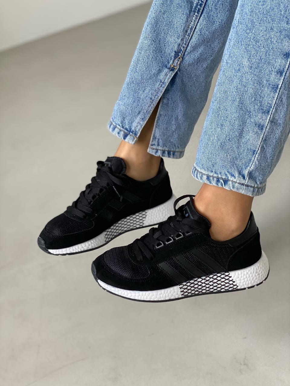 Adidas Marathon Tech Black White